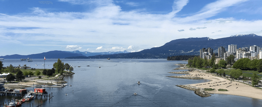 Vancouver Harbour, including English Bay and Kits Point