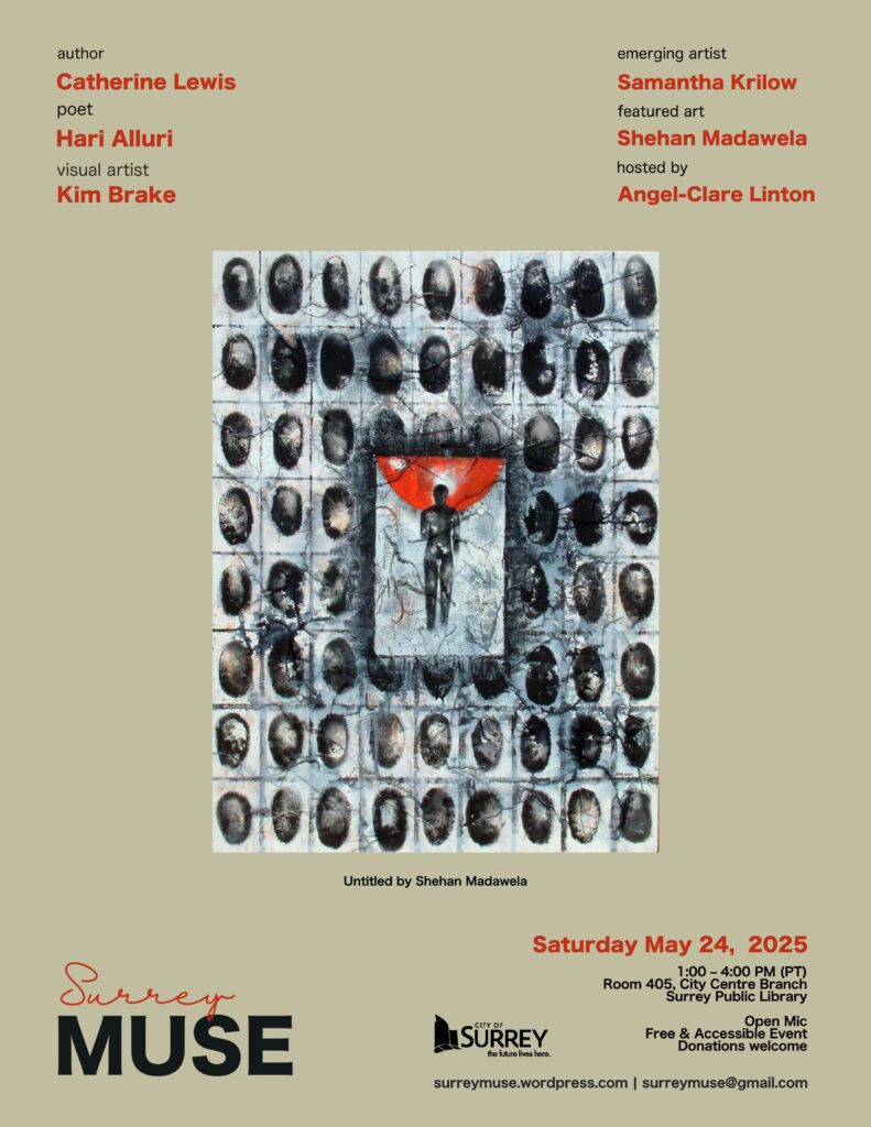 Event Poster for Surrey Muse May 24, 2025 Gathering